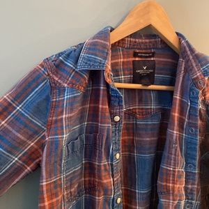 Boyfriend fit AE flannel!!